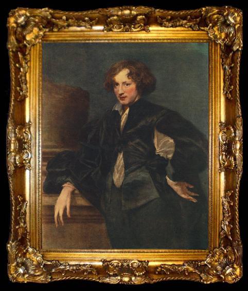 framed  DYCK, Sir Anthony Van Self-Portrait dfgjmnh, ta009-2